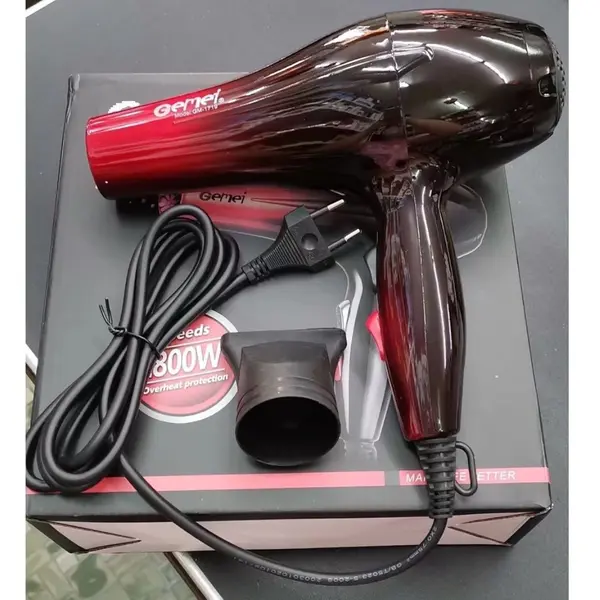 Gemei GM-1719 1800W Professional Hair Dryer with Nozzles – View 5